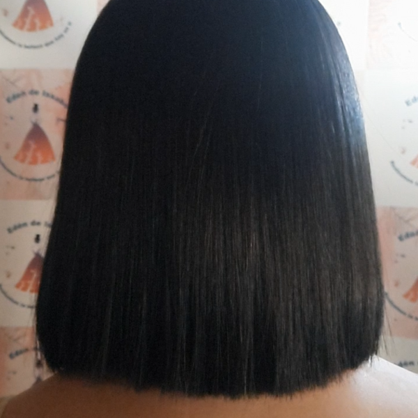 Alisado (CC) cabello corto hasta los hombros