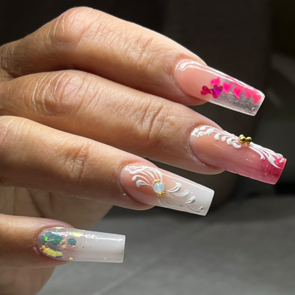 Manos Acrilicas Decoracion Especial