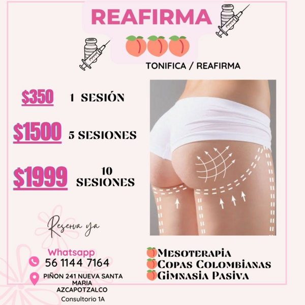 REAFIRMA GLUTEO 5 SESIONES 