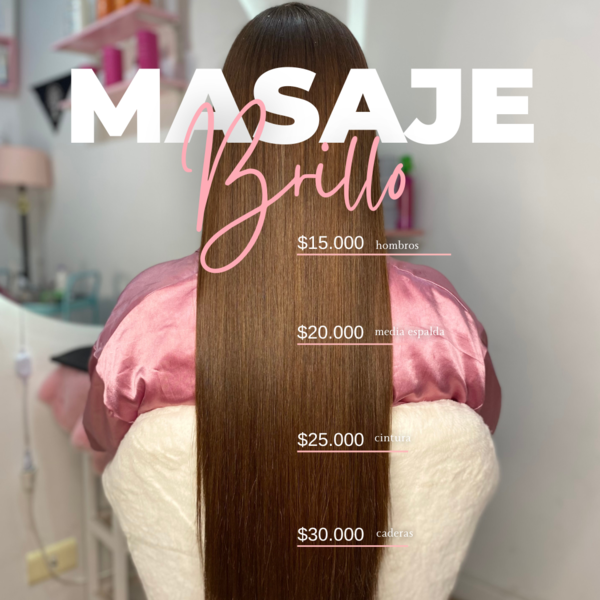 Masaje Baño de brillo (Hidratación)
