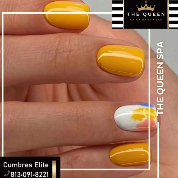 Gel con Diseño Sencillo desde