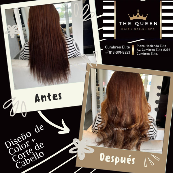 Diseño de Color Cabello Medio desde