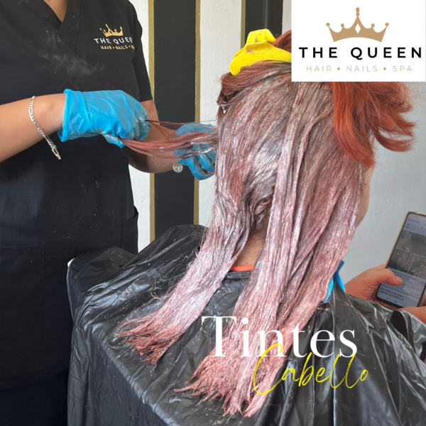 Tinte Cabello Medio desde (hombros hasta area de bra)