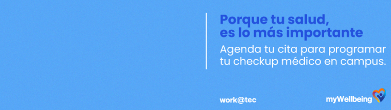 mi Checkup médico en campus banner