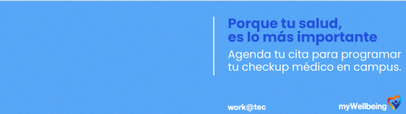 mi Checkup médico en campus banner