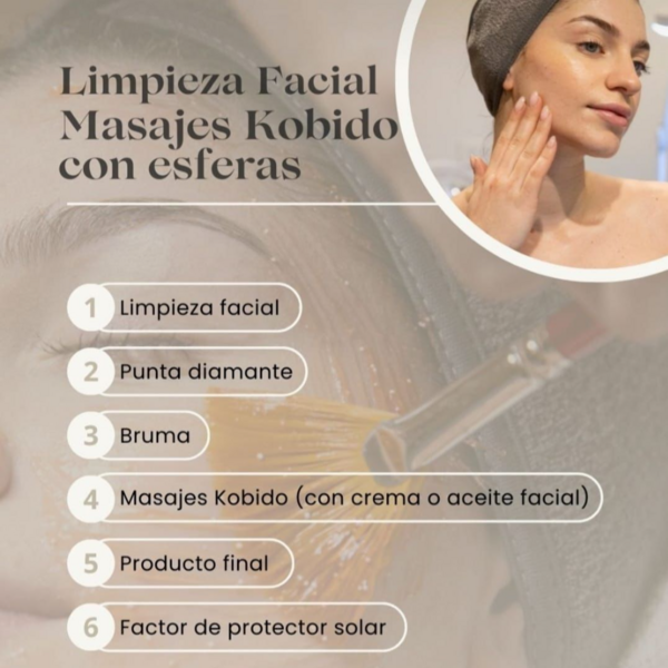 Facial con Masajes Kobido