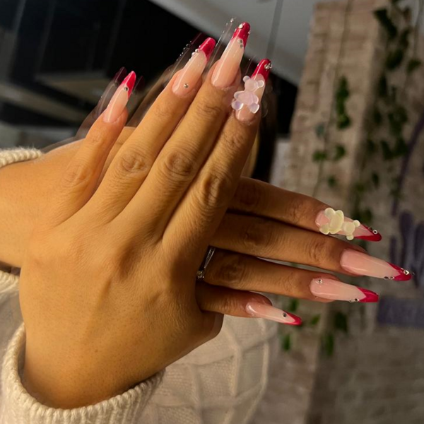 Uñas polygel 1 solo tono