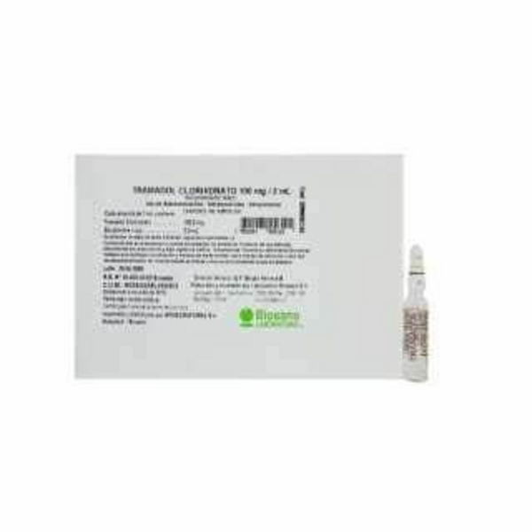 TRAMADOL SOL INY 100MG/2ML CJX10