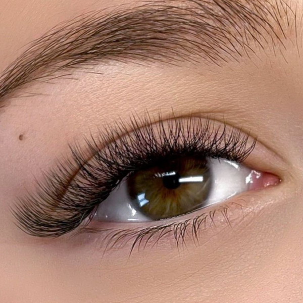 Extensiones de pestañas (pelo a pelo) volumen ruso, tecnológico 