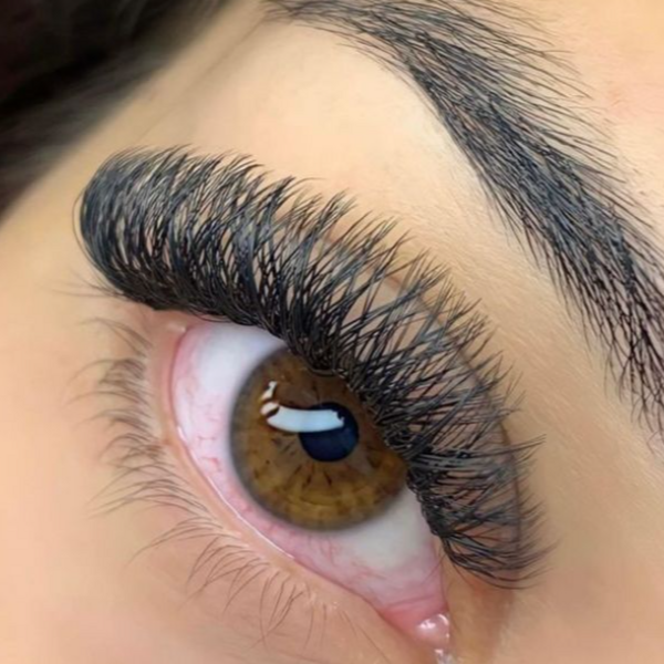 Extensiones de pestañas (pelo a pelo) mega volumen 