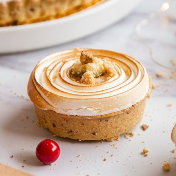 Pie de limon y pistacho