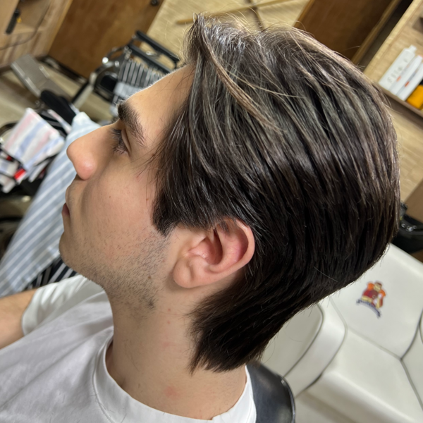 Corte de cabello Largo Hombre (solo tijeras)
