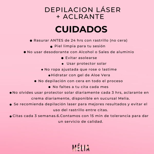 Aclarado Cuello con laser 