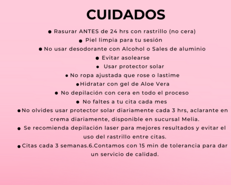 Depilacion Laser y Aclarante en axilas