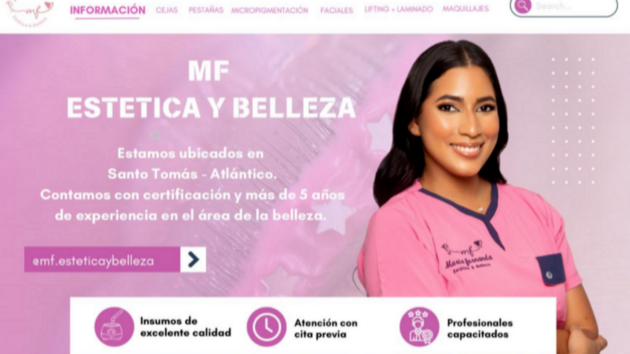 MF Estetica y Belleza banner