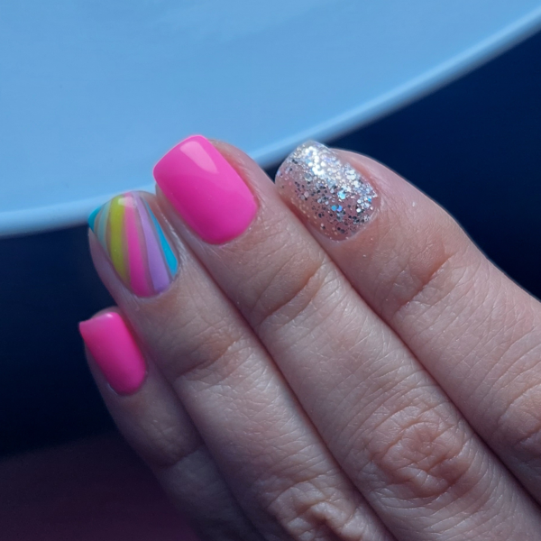 Esmaltado Semipermanente + deco simple