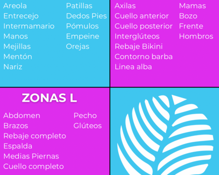 CYBER PACK MUJER 8 ZONAS A ELECCIÓN