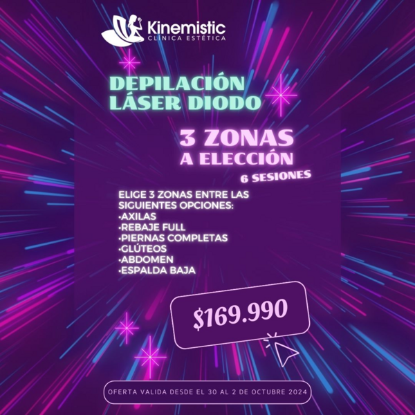 PA Cyber Depilación Láser 3 zonas