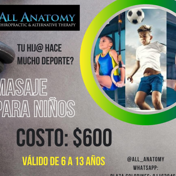 MASAJE DEPORTIVO INFANTIL
