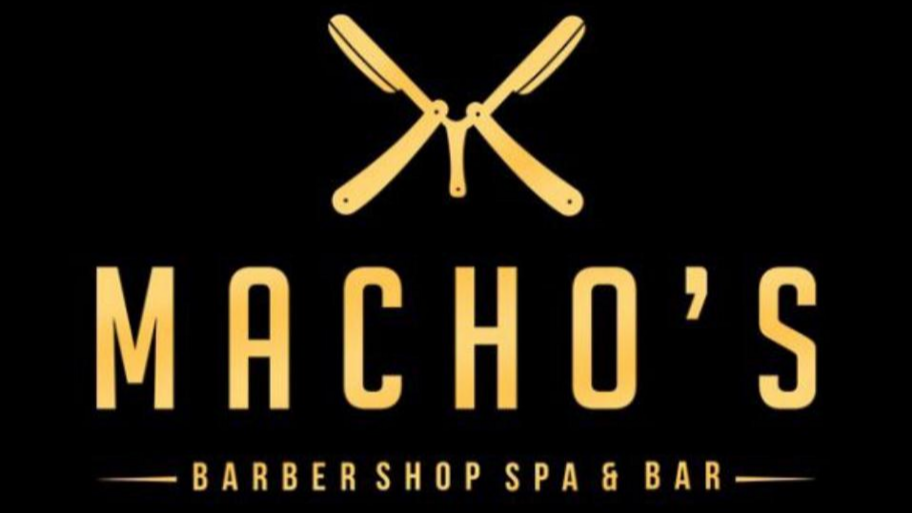 Macho´s barber shop spa and bar interior