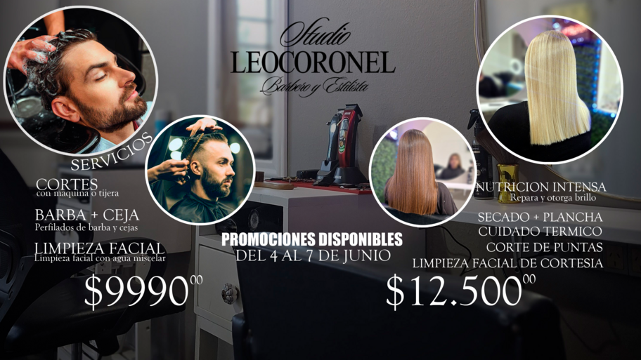 Studio Leo Coronel Barbero y Estilista  banner