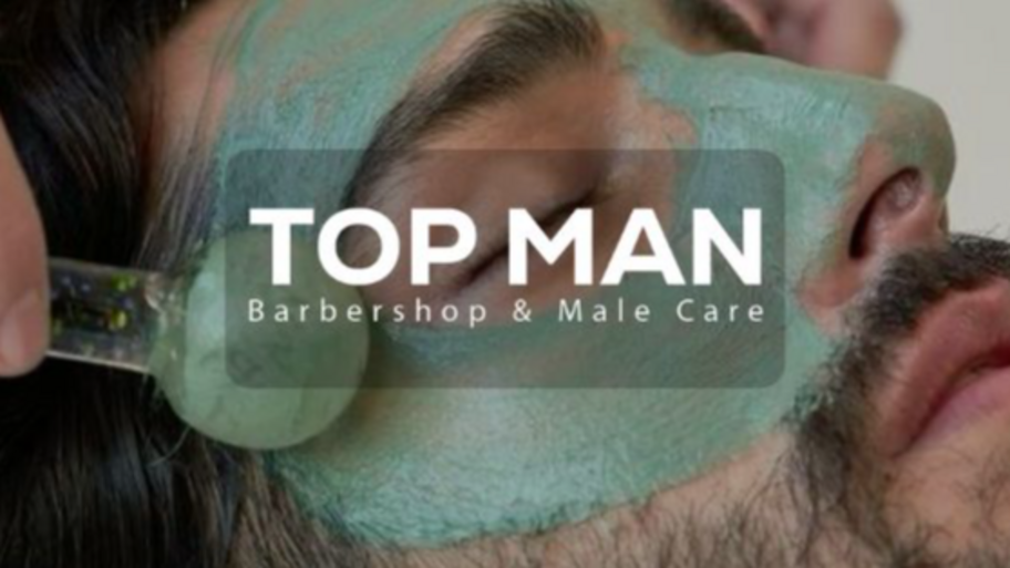 TOP MAN BARBERSHOP & MALE CARE banner