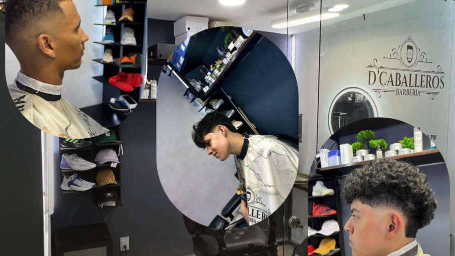 DCABALLEROS BARBERIA banner