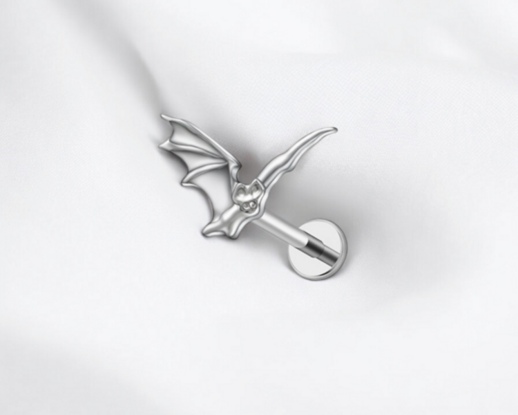 Labret murciélago Plateado