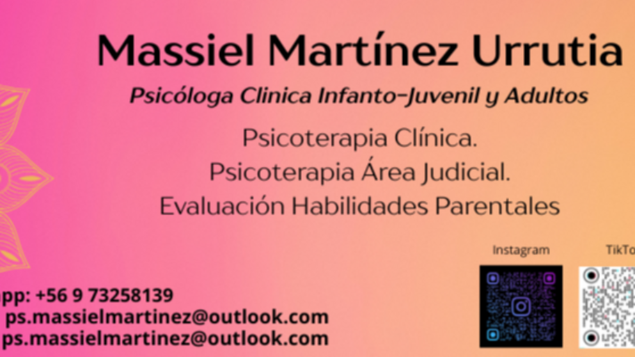 Psicóloga Massiel Martínez Urrutia banner