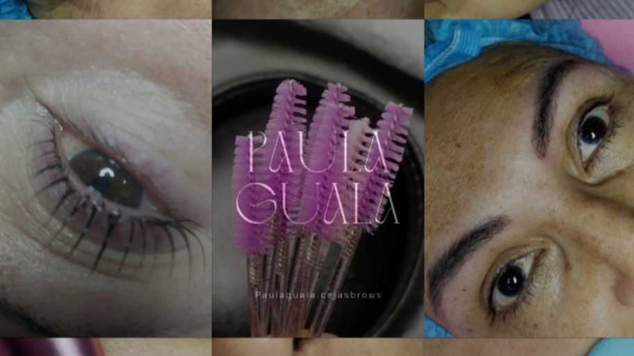 Salón de Cejas y Pestañas de Paula guala banner