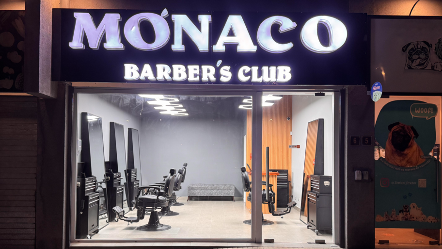 Monaco Barbers Club banner