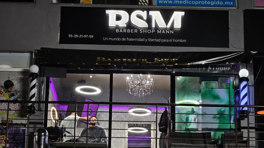 Barbershop MANN banner