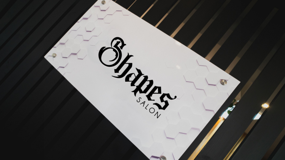 Shapes Salon banner