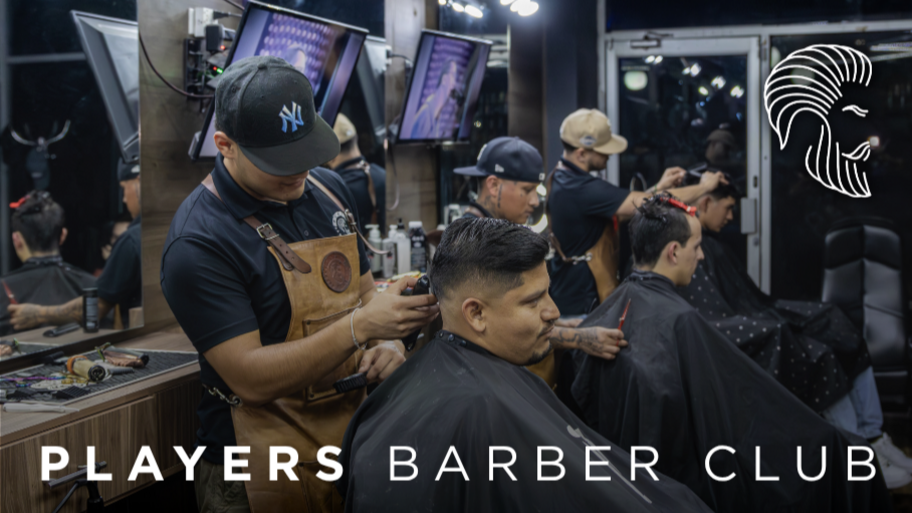 Players Barber Club banner