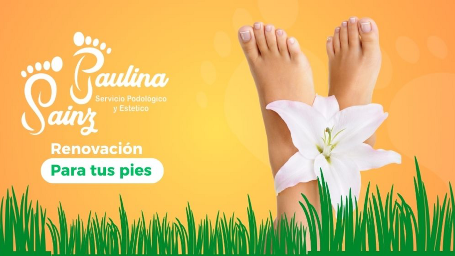 “Pies sanos y bonitos” banner