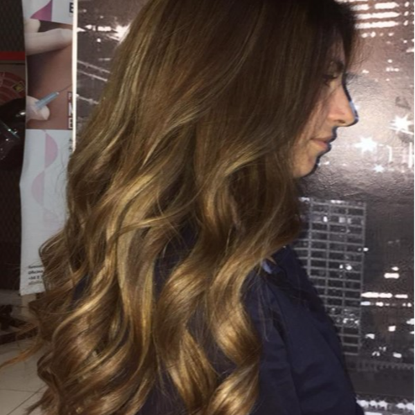 Balayage al hombro 