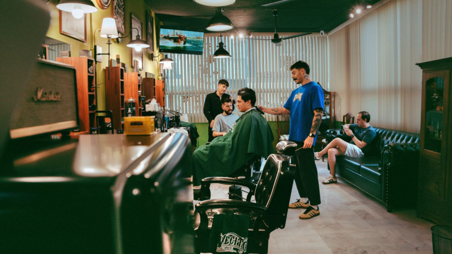 Black Wolf Barber Shop banner