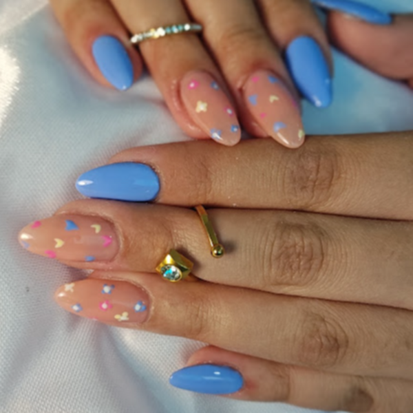 Manicura Con Esmalte Semi Nail Art