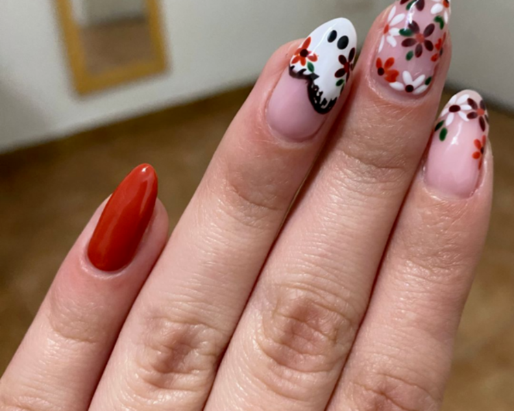 Manicura Con Esmalte Semi Full Nail Art