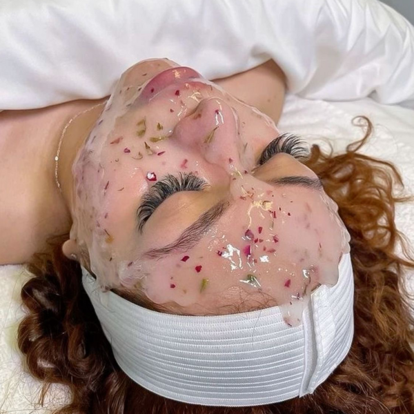 Epilación de rostro con hilo 🧵 + Mascarilla de Ácido Hialurónico
