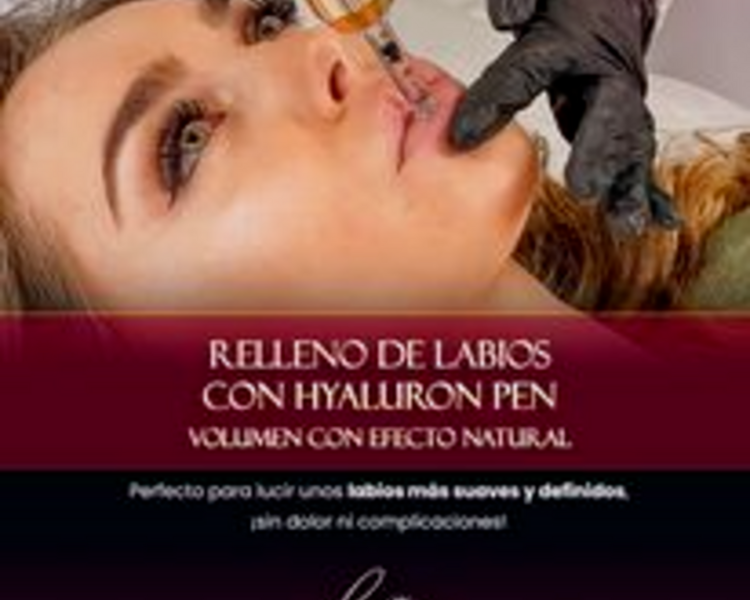 Hialuron Pen relleno de labios Con acido hialuronico 