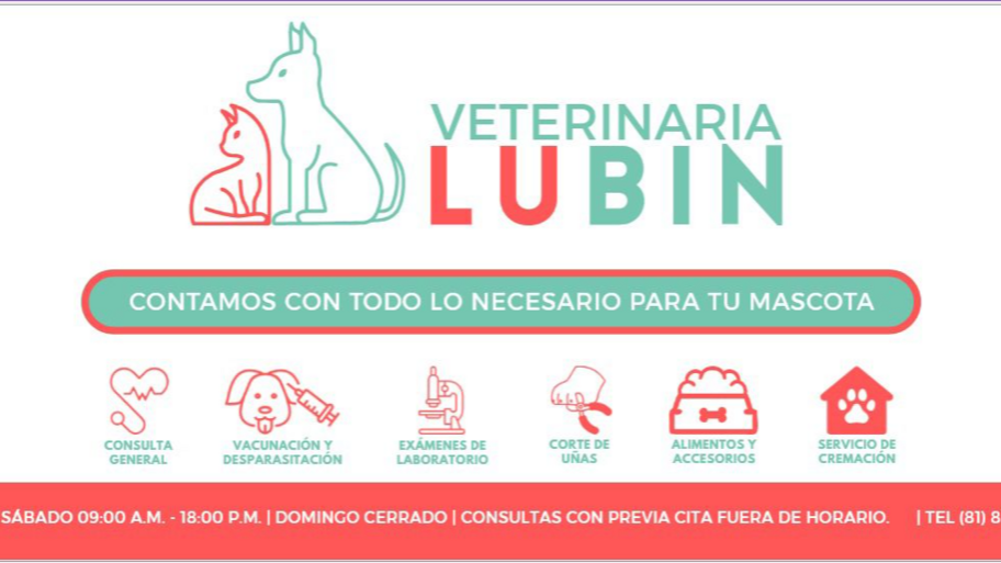 Veterinaria LUBIN banner