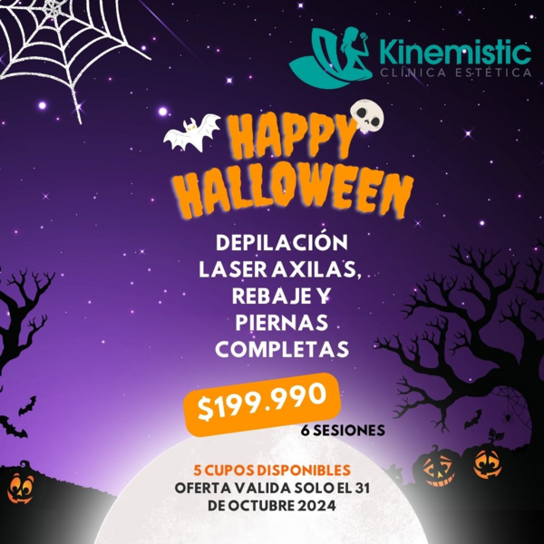 PA Pack Halloween Depilacion laser 3 zonas