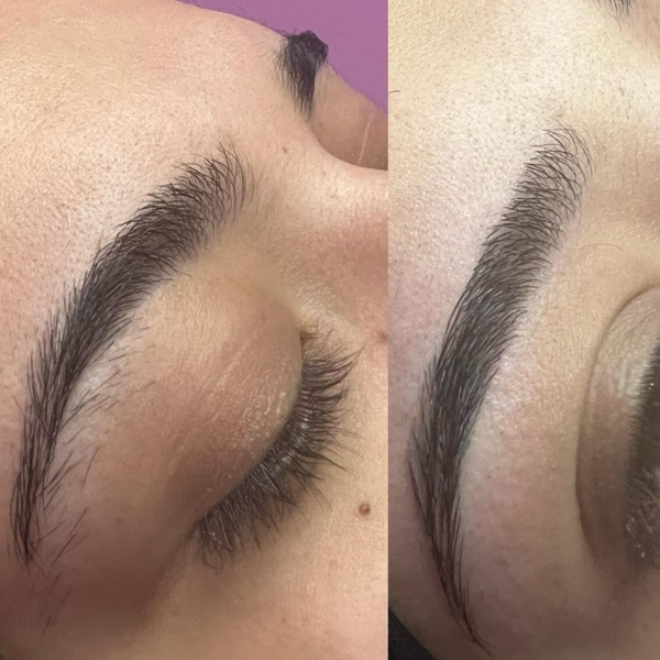 Diseño de cejas con cera/pinza/perfilador