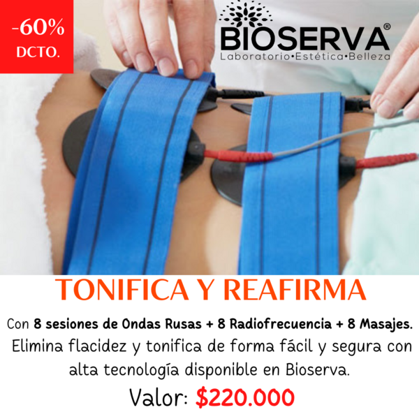 Tonifica y Reafirma   ( 8OR + 8RF+ 8DLM)  8  sesiones 