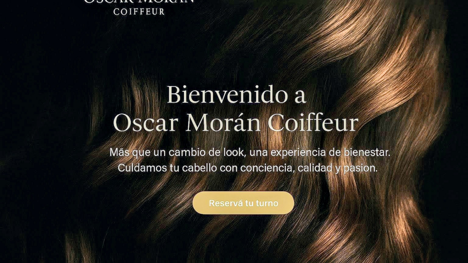 OSCAR MORAN COIFFEUR banner