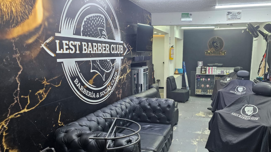 Lest Barber Club banner