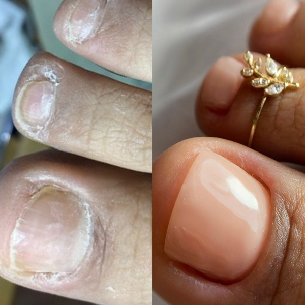 Pedicure y Esmaltado Permanente Sencillo