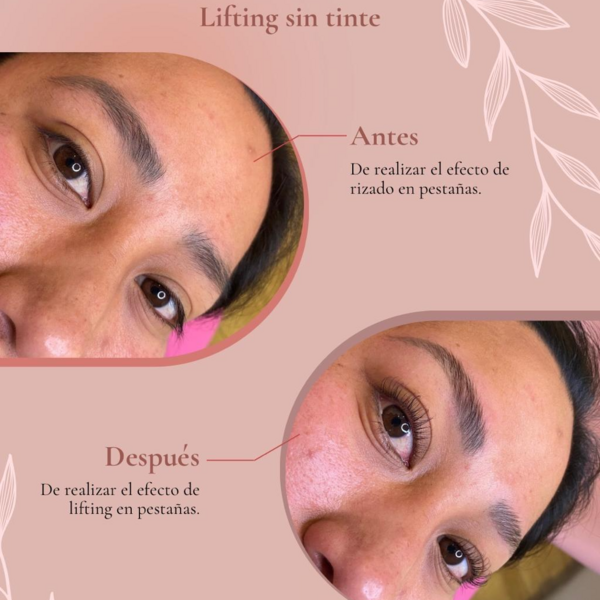 LIFTING DE PESTAÑAS SIN TINTE