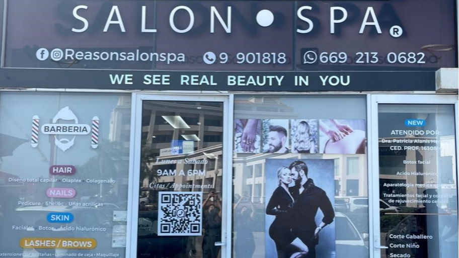 Salon Reasons & Spa banner
